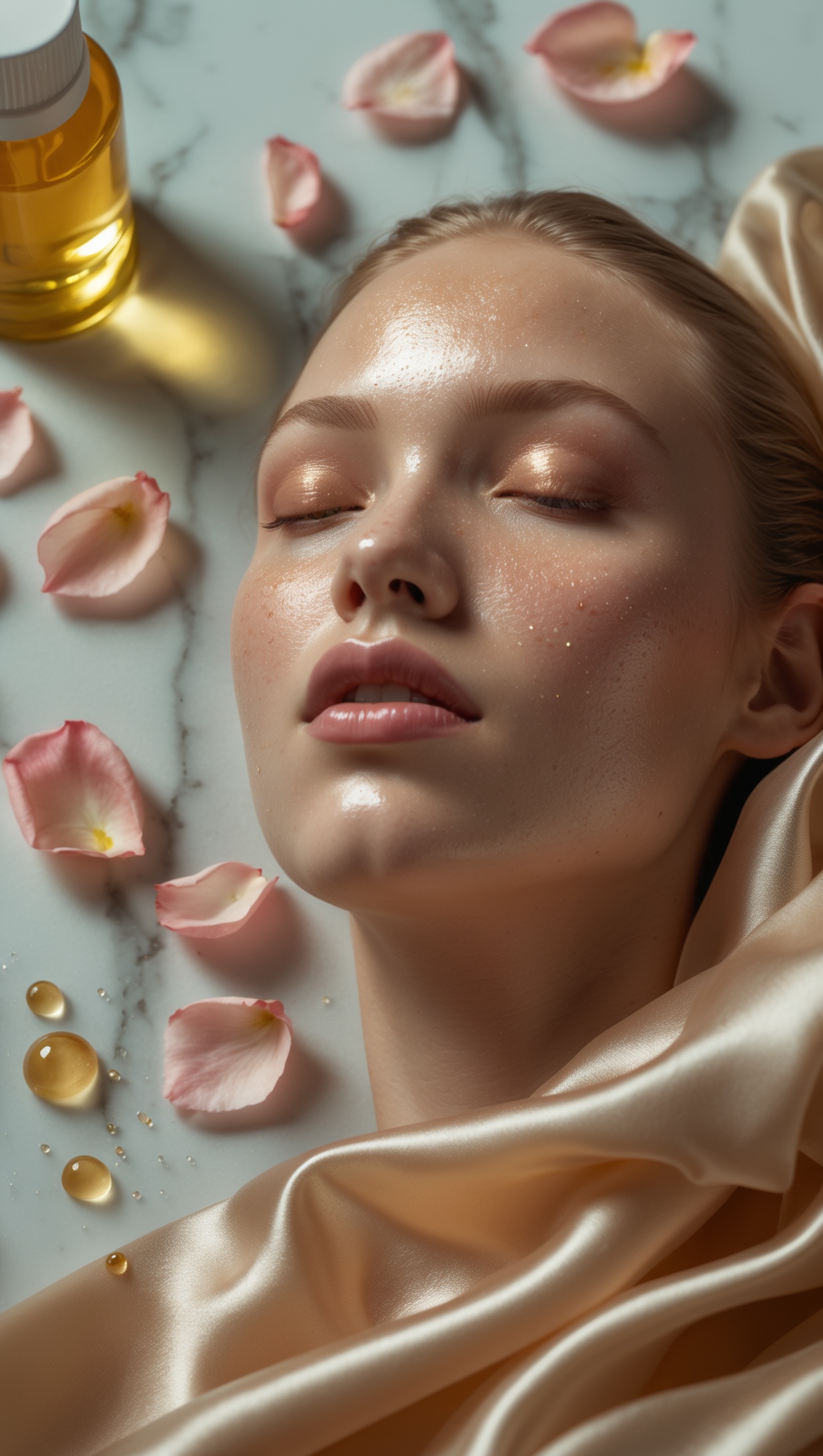 Glazed Skin & Bold Lips: Fashion Week Beauty